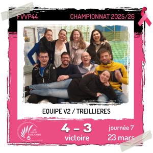 Rencontre J7 de la V2 : Vigneux contre Treillières (victoire)